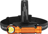 Olight Perun 3 Water-Resistant Rechargeable Headlamp Orange Aluminum Body SKU OLTPERUN3OG