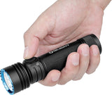 Olight Seeker 4 Pro Water-Resistant Rechargeable Flashlight w/Holster Black Aluminum Body SKU OLTSKR4PROMTBKN