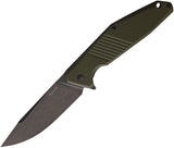Ruike D191 Frame Lock Knife Black Stonewash 8Cr13MoV Stainless-Steel Blade/OD Green G10 Handle SKU RKED191G