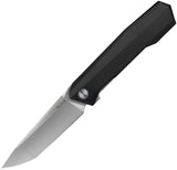 Ruike P166 Liner Lock Bead Blasted 14C28N Sandvik Stainless-Steel Blade/Black Aluminum Handle SKU RKEP166AB