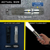 Jolt RhineStun Rechargeable Stun Flashlight w/Holster 75,000,000* SKU JRS75B
