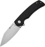 SENCUT Omniform Liner Lock Knife Satin Finish 9Cr18MoV Steel Blade/Black Canvas Micarta Handle   SKU S230642