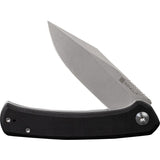 SENCUT Snap Liner Lock Knife Stonewash 9Cr18MoV Stainless Steel Blade/Black G10 Handle SKU SA05BV1