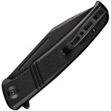 SENCUT Brazoria Linerlock Knife Black D2 Tool Steel Blade/Black G10 Handle SKU SA12A