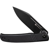 SENCUT Brazoria Linerlock Knife Black D2 Tool Steel Blade/Black G10 Handle SKU SA12A