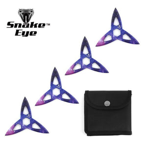 Snake Eye 4 Piece Throwing Star Set SKU SE-1734-4SET