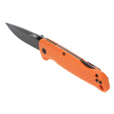 SOG Adventurer LB Lock Back Folding Knife Blaze Orange SKU 13-11-02-43