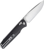 SRM 258L Ambi Lock Knife Brushed Finish D2 Tool Steel Blade/Black G10 Handle SKU SRM258LGB