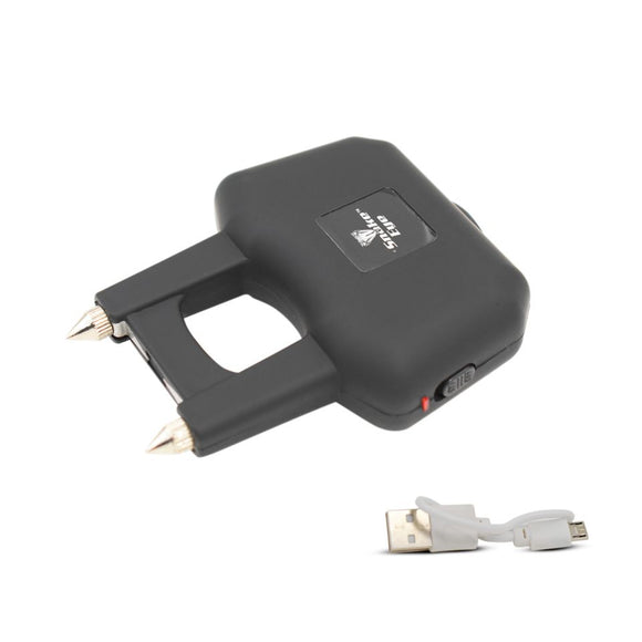 Snake Eye Heavy Duty Rechargeable Joggers Stun Gun Black SKU ST-1705BK