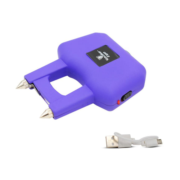 Snake Eye Heavy Duty Rechargeable Joggers Stun Gun Purple SKU ST-1705PU
