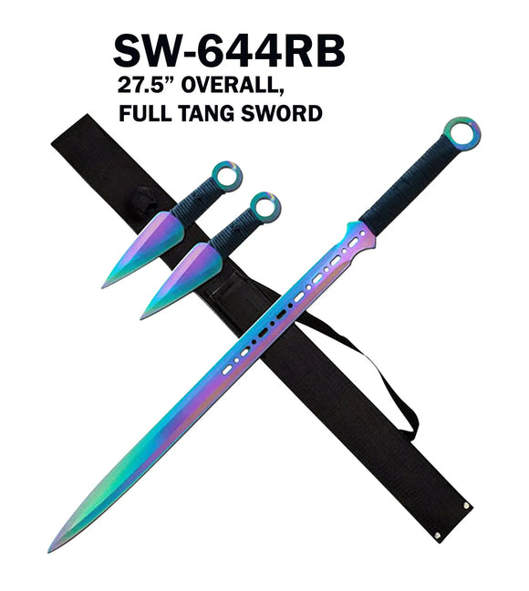 Full Tang Ninja Sword with Two 6
