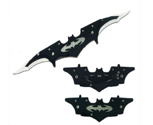 Twin Blade Pocketknife w/Bat Emblem 11" Overall SKU T273065BK-1