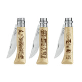 Opinel No. 8 National Parks Collection Folding Knife (Grand Canyon) Stainless-Steel Blade/Beechwood Handle SKU 003245