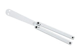 Squid Industries Squiddy Balisong Butterfly Trainer Safe and Legal High Impact Heat Resistant CPVC White SKU SI-SQDY