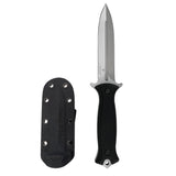 Takumitak Havoc Fixed Blade Knife w/Sheath Double Edge D2 SS Blade/Black G10 Handle SKU TKF202SL