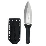 Takumitak Sentinel Fixed Blade Knife w/Sheath Double Edge Spear Point D2 Steel Blade/Black G10 Handle SKU TKF203SL