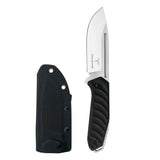 Takumitak Takumi Fixed Blade Knife w/Sheath D2 Polished Steel Blade/Black G10 Handle SKU TKF208SL