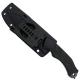 Takumitak Alert Fixed Blade Knife w/Sheath D2 Stonewash SS Blade/Black G10 Handle SKU TKF210SW