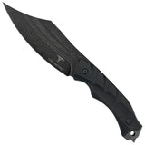 Takumitak Alert Fixed Blade Knife w/Sheath D2 Stonewash SS Blade/Black G10 Handle SKU TKF210SW
