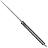 Takumitak Charge Fixed Blade Knife w/Sheath D2 Polished SS Blade/Black G10 Handle SKU TKF215SL