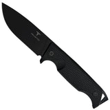 Takumitak Easy Night Fixed Blade Knife w/Sheath & 2 Handles Black 3cr13 Steel Blade/Black & Tan Nylon Handles SKU TKF304