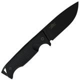 Takumitak Easy Night Fixed Blade Knife w/Sheath & 2 Handles Black 3cr13 Steel Blade/Black & Tan Nylon Handles SKU TKF304