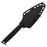 Takumitak Twisted Fixed Blade Knife w/Sheath & 2 Handles Black 3Cr13 SS Blade/Black & Green Nylon Handles SKU TKF310