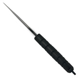 Takumitak Twisted Fixed Blade Knife w/Sheath & 2 Handles Black 3Cr13 SS Blade/Black & Green Nylon Handles SKU TKF310