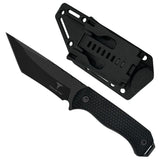 Takumitak Scalpel Fixed Blade Knife w/Sheath & 2 Handles Black 3cr13 Steel Blade/Black & Tan Nylon Handles SKU TKF312