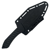 Takumitak ASYM Fixed Blade Knife w/Sheath & 2 Handles Black 3Cr13 SS Blade/Black & Green Nylon Handles SKU TKF318