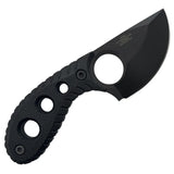 Takumitak Skinner Fixed Blade Knife w/Sheath & 2 Handles Black 3cr13 Steel Blade/Black & Tan Nylon Handles SKU TKF3S01