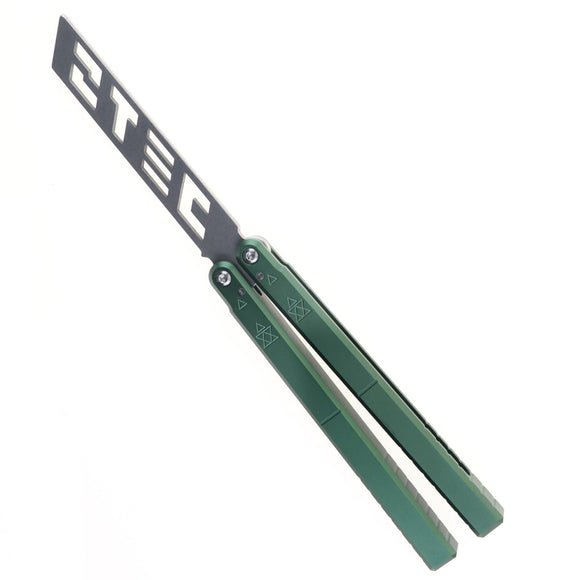 S-TEC 9.75″ Aluminum Butterfly Trainer -Anodized OD Green- APEX SKU TS601GN