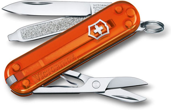 Victorinox Swiss Army Classic SD Multi-Tool Fire Opal SKU VN06223T82G