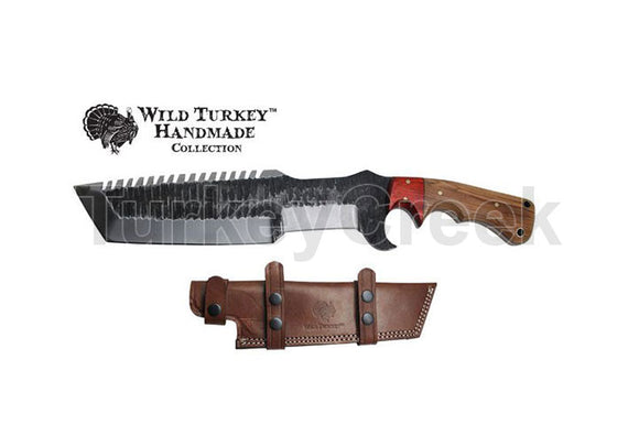 Wild Turkey Handmade Collection High Carbon Steel Fix Blade knife SKU: WT-518