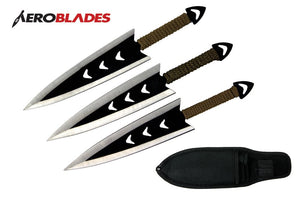 AeroBlades 3 Piece 6.5" Throwing Knives SKU A26303