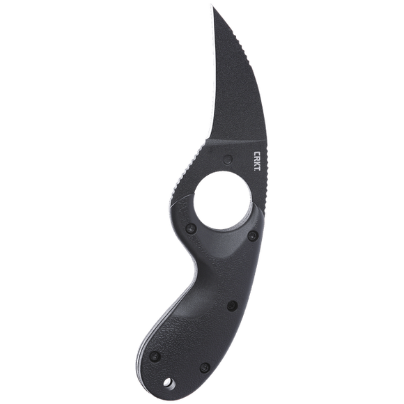 Columbia River Kommer Bear Claw Fixed Blade Knife Black Nylon CRKT SKU 2516K