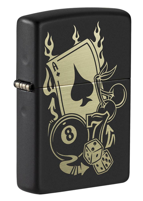 Zippo Gambling Design Lighter SKU 49257-000003