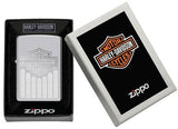 Harley-Davidson High Polished Chrome Luster Zippo Lighter