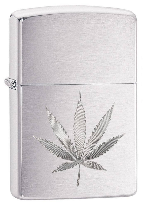 Zippo 200 Marijuana Leaf Design Lighter SKU 29587-000003