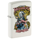Zippo Megadeth Built for Speed White Matte Windproof Lighter
