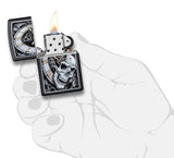Zippo 218 Skull Clock Design Lighter SKU 29854-000003