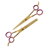 BDEALS Pro Hair Cutting Razor Edge Barber & Thinning Scissors 2 pc Set 6.5" SKU 11505