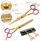 BDEALS Pro Hair Cutting Razor Edge Barber & Thinning Scissors 2 pc Set 6.5" SKU 11505
