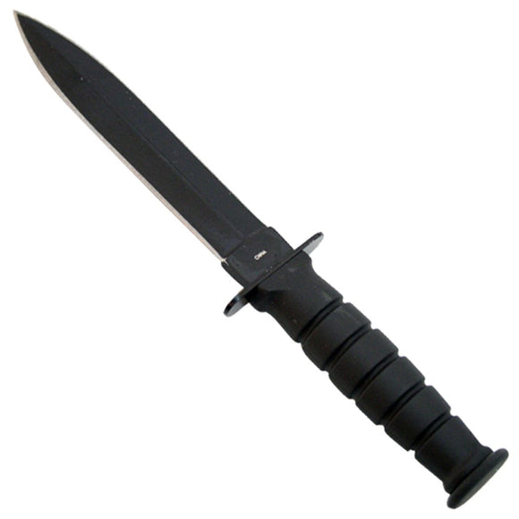 Black Spearpoint Mini Survival Knife 6