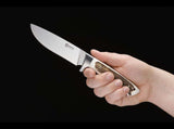 Boker Arbolito Hunter Fixed Blade Knife Stag SKU 02BA351H