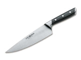Boker Forge Chef's Knife 7.75" X50CrMoV15 Stainless-Steel Blade/Black Synthetic Handle SKU 03BO501