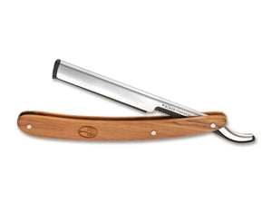 Boker Barberette Replaceable Blade 5/8" Straight Razor, Olive Wood Handles SKU 140902