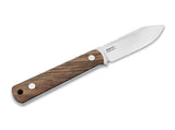 Boker BFF Packlite Fixed Blade Knife with Neck Sheath CPM MagnaCut Steel Blade/Skeletonized Handle w/Walnut Scales SKU 120748