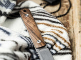 Boker BFF Packlite Fixed Blade Knife with Neck Sheath CPM MagnaCut Steel Blade/Skeletonized Handle w/Walnut Scales SKU 120748