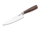 Boker Core Small Chef's Knife 6.30" X50CrMoV15 Steel Blade/Walnut Wood Handle SKU 130720